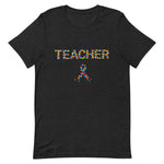 Autism Teacher Shirt with a Ribbon