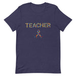 Autism Teacher Shirt with a Ribbon