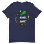 Autism Classroom Management Shirt with Apple (White Letting)