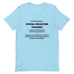 We Choose to be SPED Teachers All Black Print Shirt