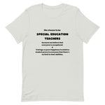 We Choose to be SPED Teachers All Black Print Shirt