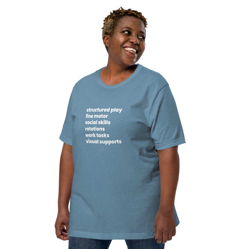 Autism Shirt for Teachers (White Lettering)
