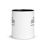 Dear Autism Teacher Mug (In Black and White)