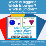 Which is Bigger? Which is Larger? Which is Smaller? (Adapted Math Autism & SPED)