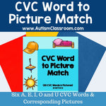 CVC Word to Picture Match