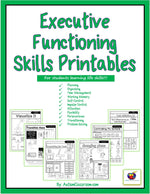 Executive Functioning Skills Printables