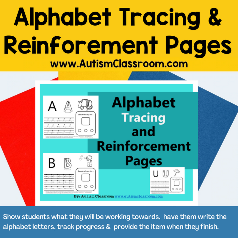 Alphabet Tracing and Reinforcement Pages