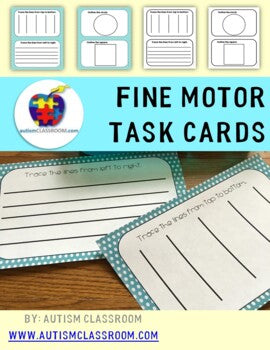Fine Motor Tracing Task Cards