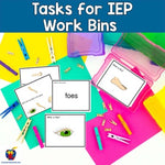 Already Done! Tasks for IEP Work Bins - Parts of the Body
