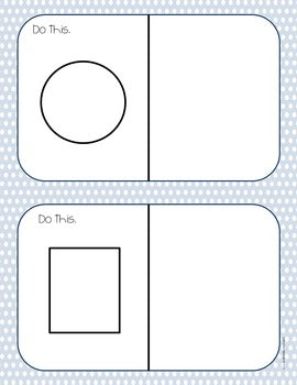 Fine Motor Imitation Task Cards (Lines and Shapes)