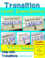 Visual Supports for Classroom Transitions (Count Down Board & More)