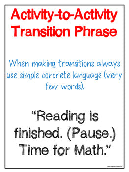 Visual Supports for Classroom Transitions (Count Down Board & More)