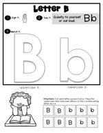 Phonics Printables for Students with Autism - Alphabet Letters