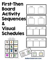 First-Then Board Activity Sequences & Visual Schedules (Visual Supports)