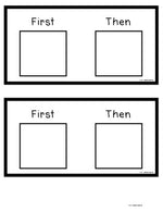 First-Then Board Activity Sequences & Visual Schedules (Visual Supports)